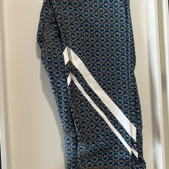 Tory Sport Printed High-rise Weightless 7/8 Leggings